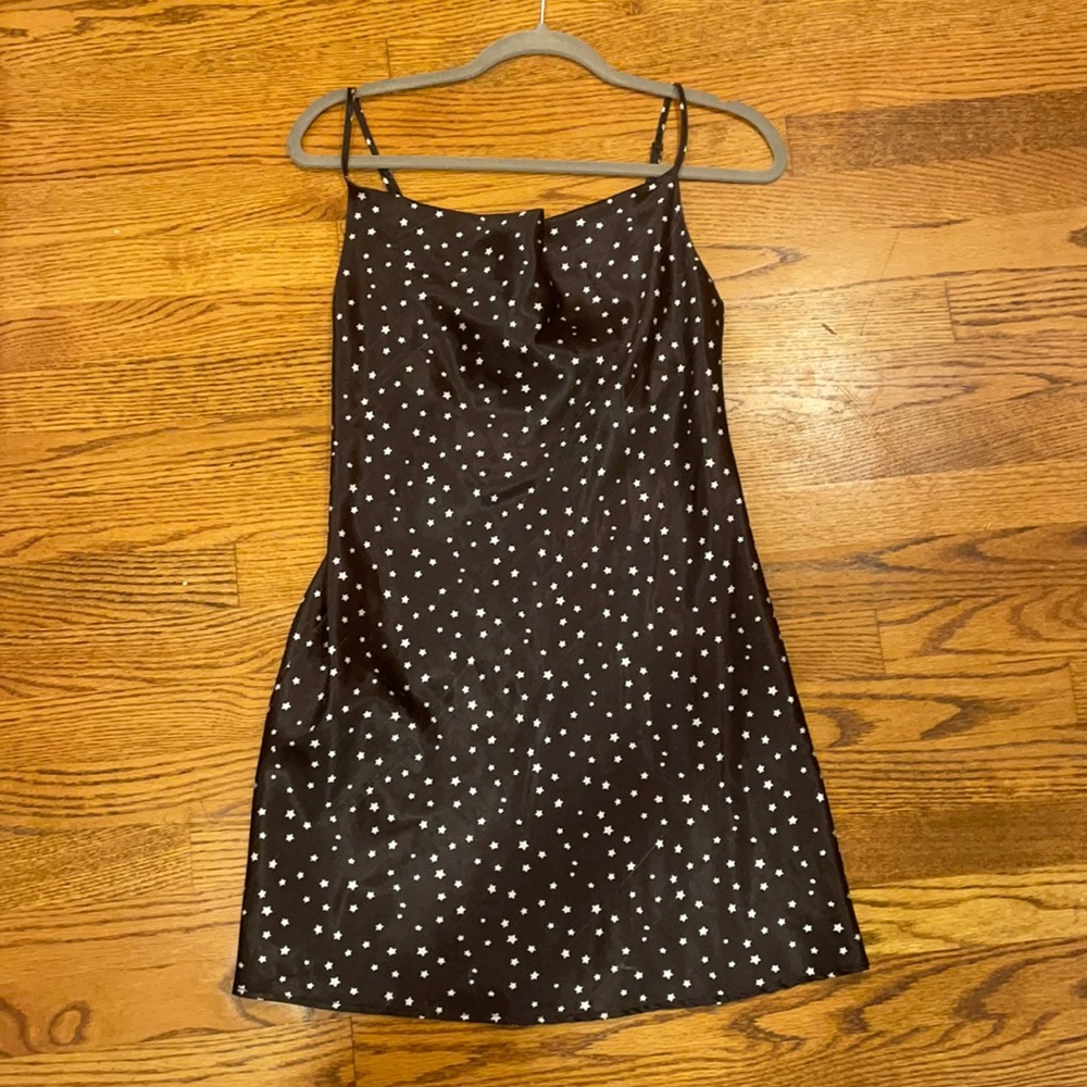 Black Star pattern dress. Size XS